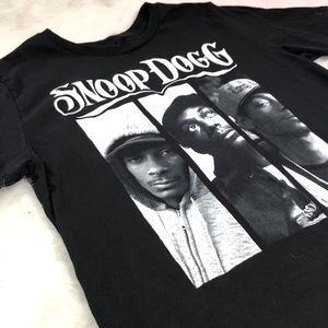 Fierce Broad Tops - Snoop Dogg Black T Shirt Fierce Broad Tops - Snoop Dogg Black T Shirt
